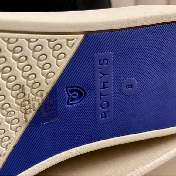 Rothy’s Slip-on Comfort Sneaker, black, knit, size 7, 7.5, 9 - Picture 7 of 11